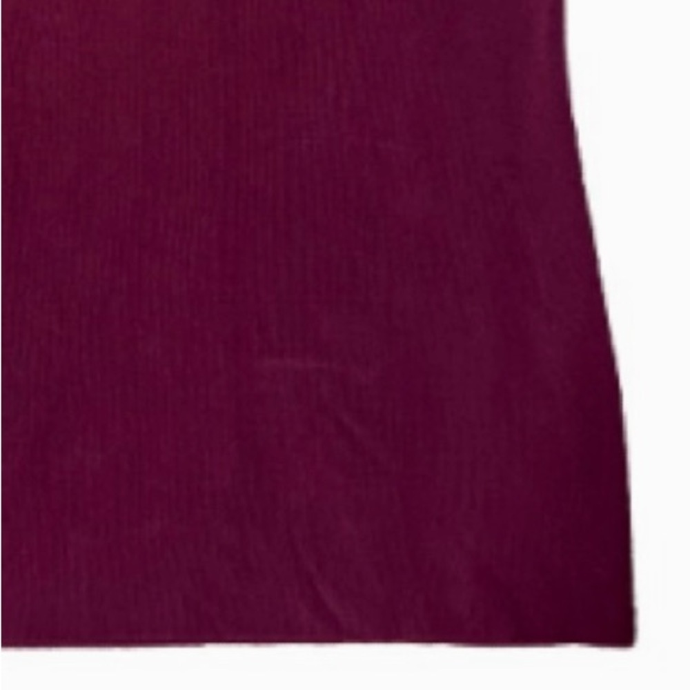 Michael Michael Kors Red Burgundy Sleeveless Mock Turtleneck Cutout Top‎ - Picture 10 of 10